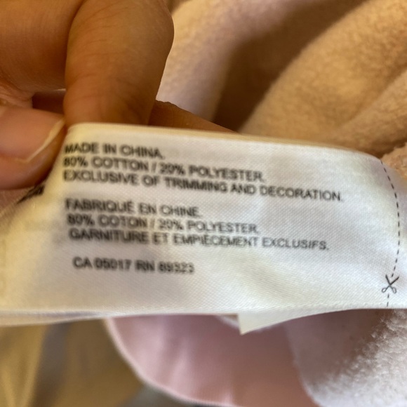 Roots Baby Pink Drawstring Hoodie with Logo - Picture 5 of 8